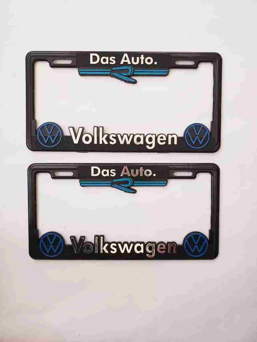 Par Porta Placas Autos Volkswagen Das Auto