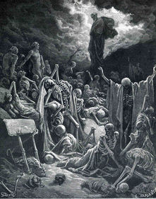 Gustave Doré — The Vision of the Valley of Dry Bones, 1866
Illustration for Ezekiel in Doré’s illustrated Bible