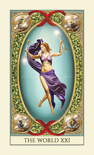 THE WORLD XXI The Tribute Tarot
