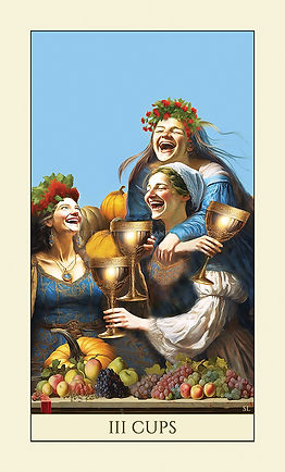 III CUPS The Tribute Tarot