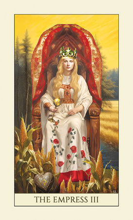 The Empress IIIThe Tribute Tarot Artist Sand Laurenson Homage to Pamela Colman Smith Rider Waite Art Tarot Deck