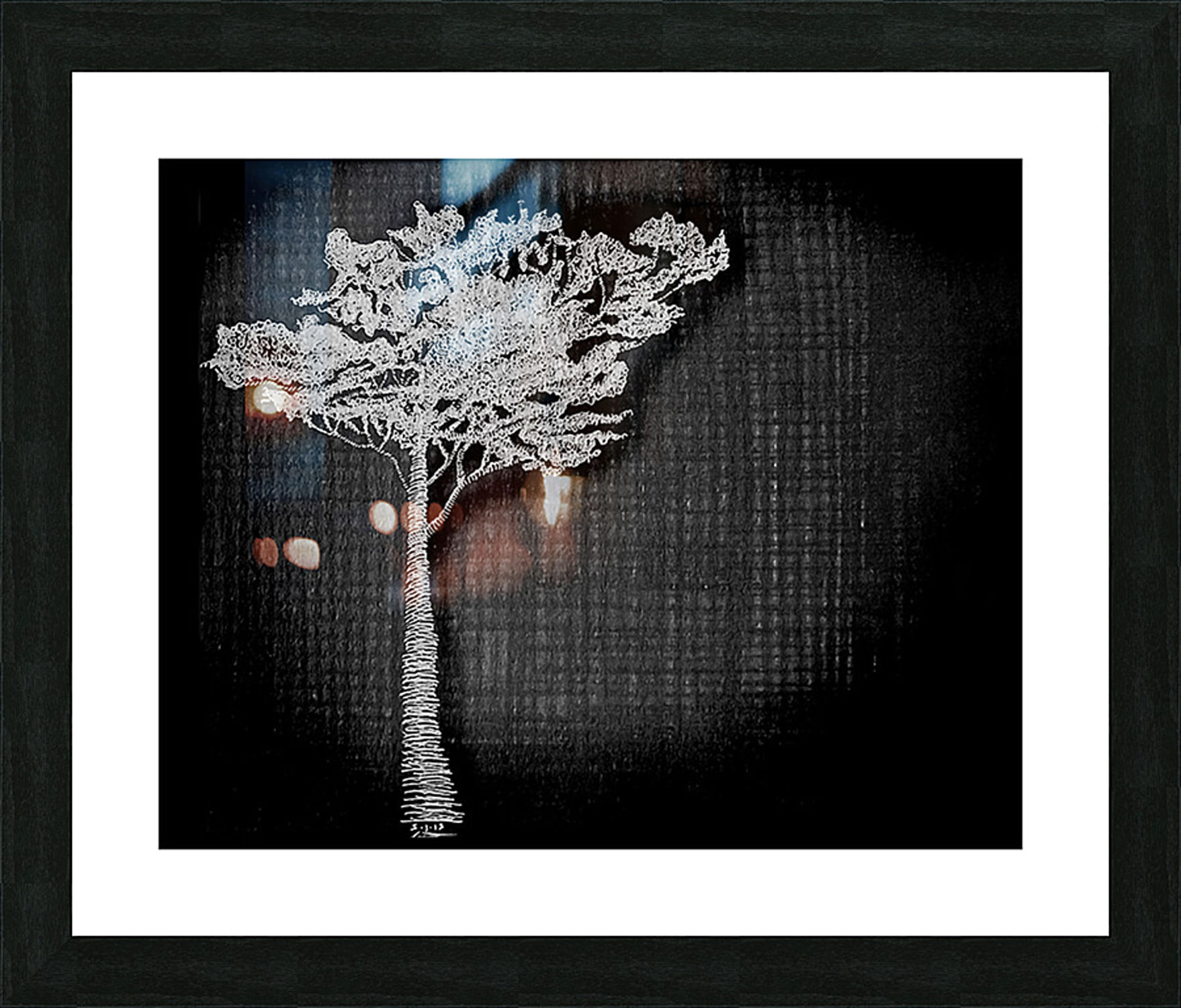 Print Night Tree