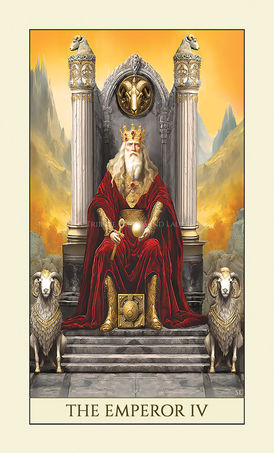 The Emperor IV The Tribute Tarot Artist Sand Laurenson Homage to Pamela Colman Smith Rider Waite Art Tarot Deck