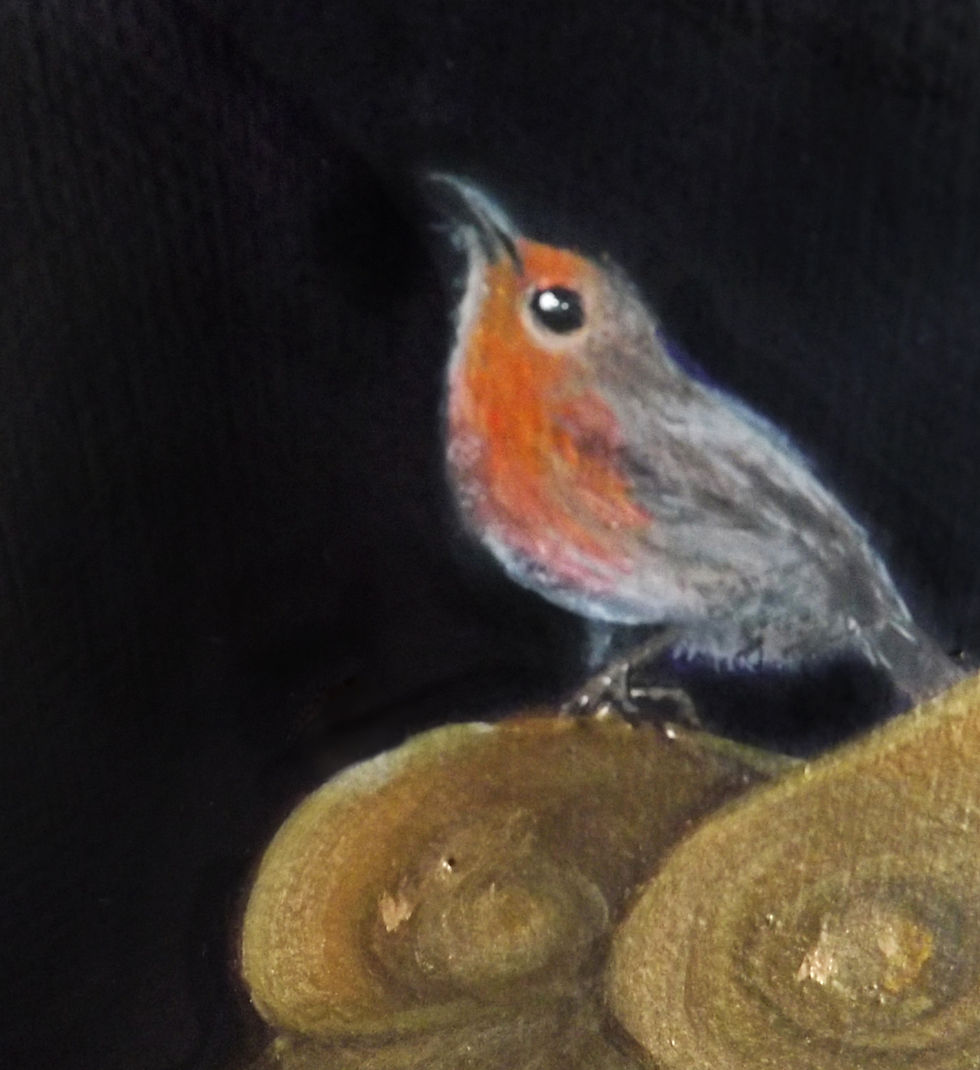 Thumbnail: Would a Vulture in a Cage? 2022  Acrylic on Canvas