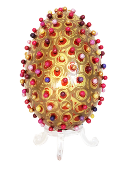 Sand Laurenson London UK Selfridges Window installation royal academy art drilled goose eggshell