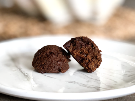 Chewy Pumpkin Brownie Bites ā Vegan, Gluten and Oil-free