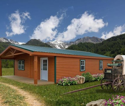 Double Wide Cotage  _ Ultimate Sheds, Tiny houses of Michigan