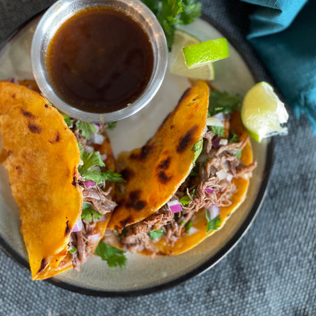 Crunchy, Smoky, Juicy Birria Beef Tacos