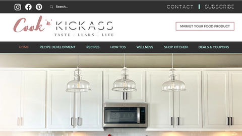 Cook 'n' Kickass Blog Website