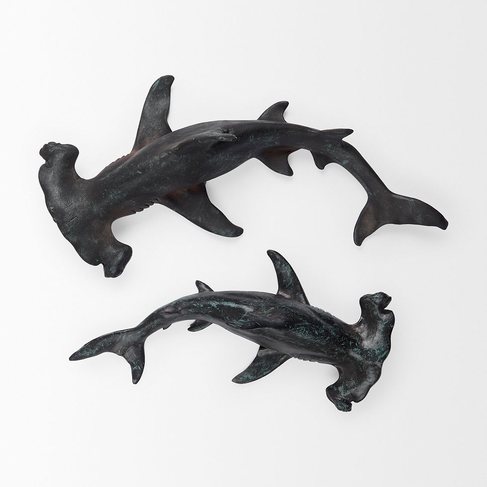 Hammer Head Shark Wall Decor Blu Ivy