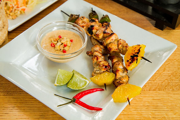 Satay au poulet