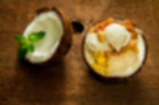 Crème glacée à la noix de coco, Coconut ice cream