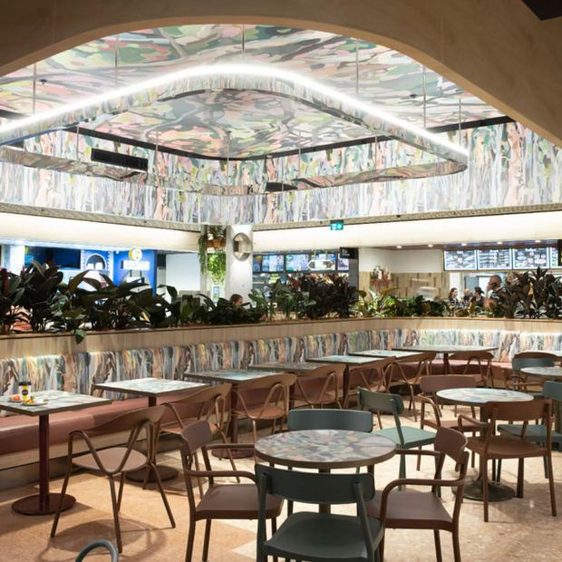 Castle Towers Shopping Centre- Custom Upholstery seating