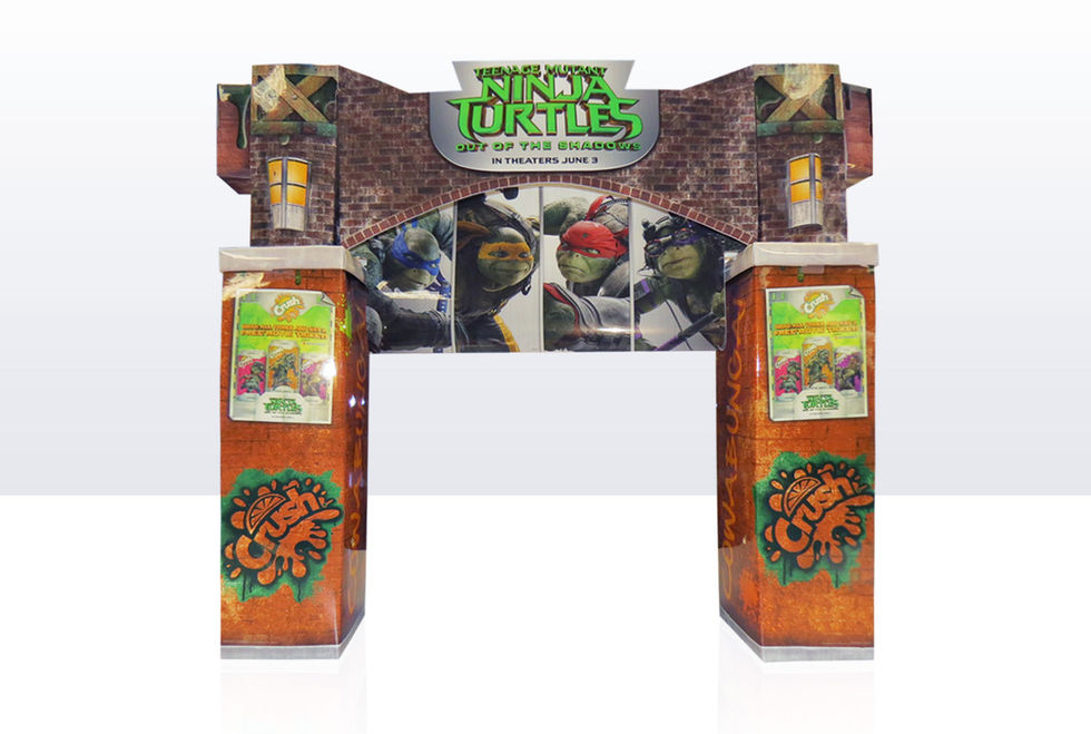 Crush TMNT Sewer Arches - Mockup