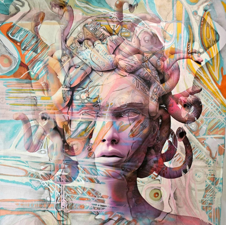 Medusa 48" x 48"