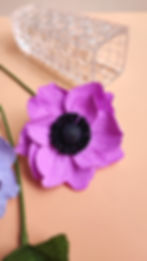 Miniature : Anémone - Fleur en papier crépon fait main