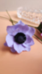 Miniature : Anémone - Fleur en papier crépon fait main