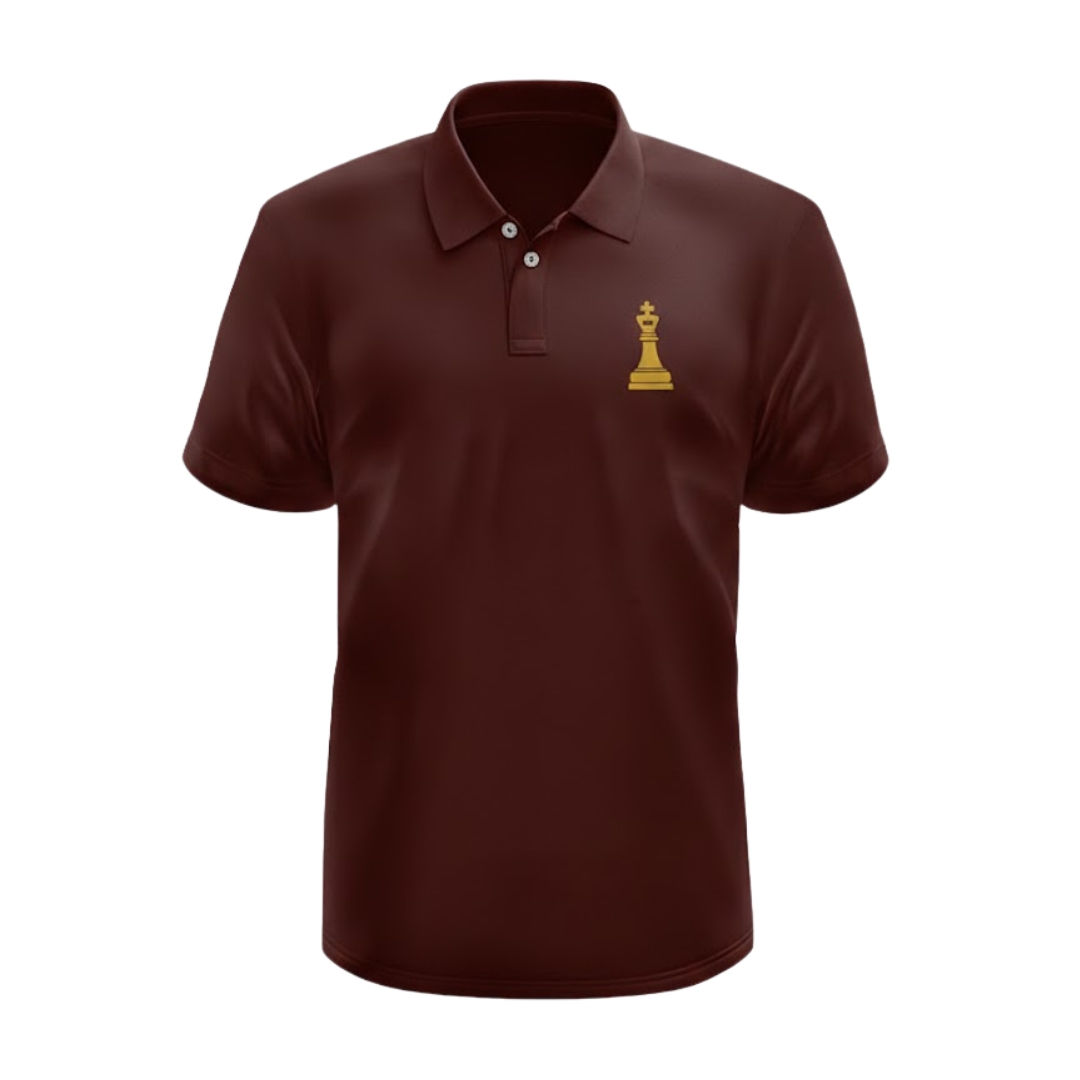 Chess Shirt in Maroon