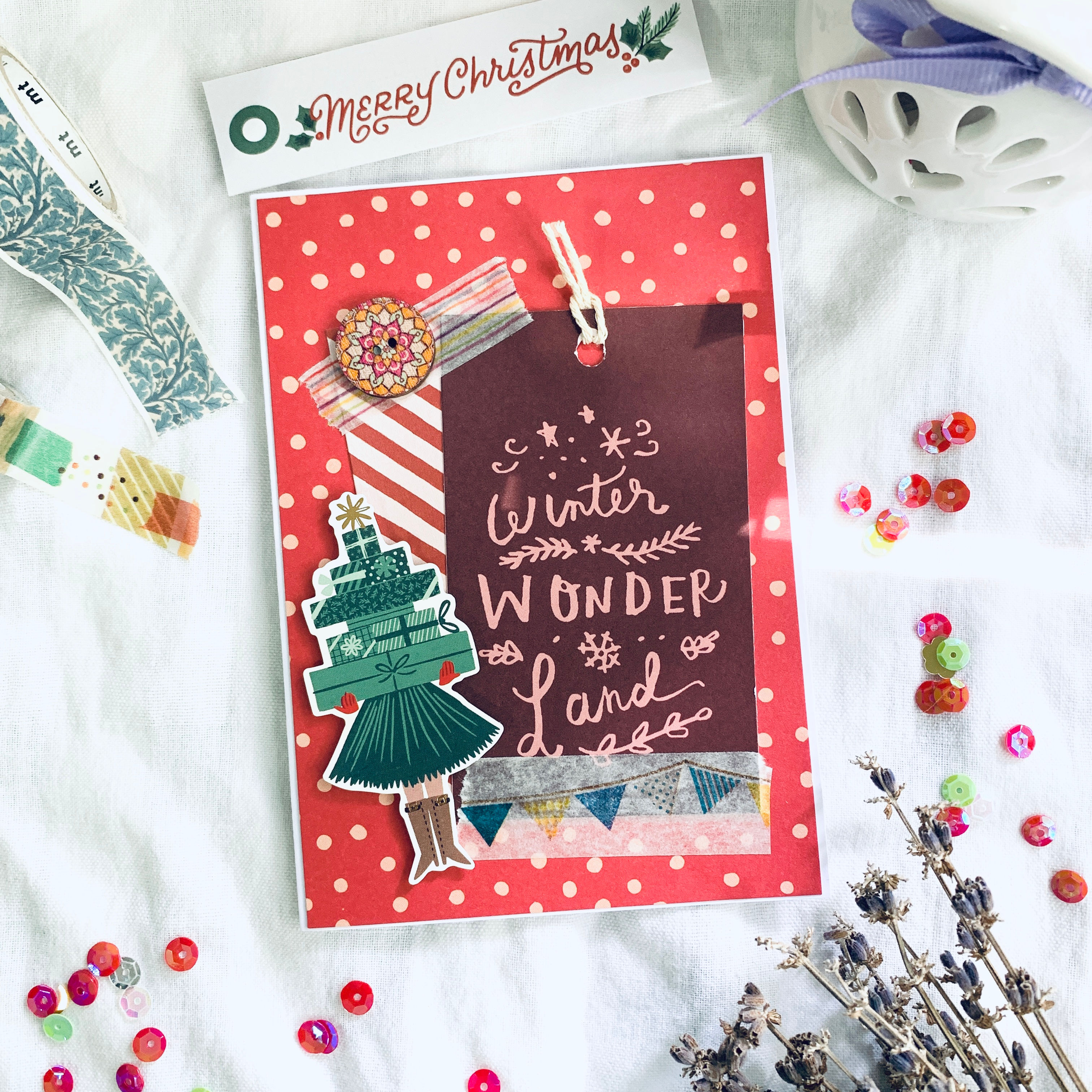 winter wonderland (maroon)