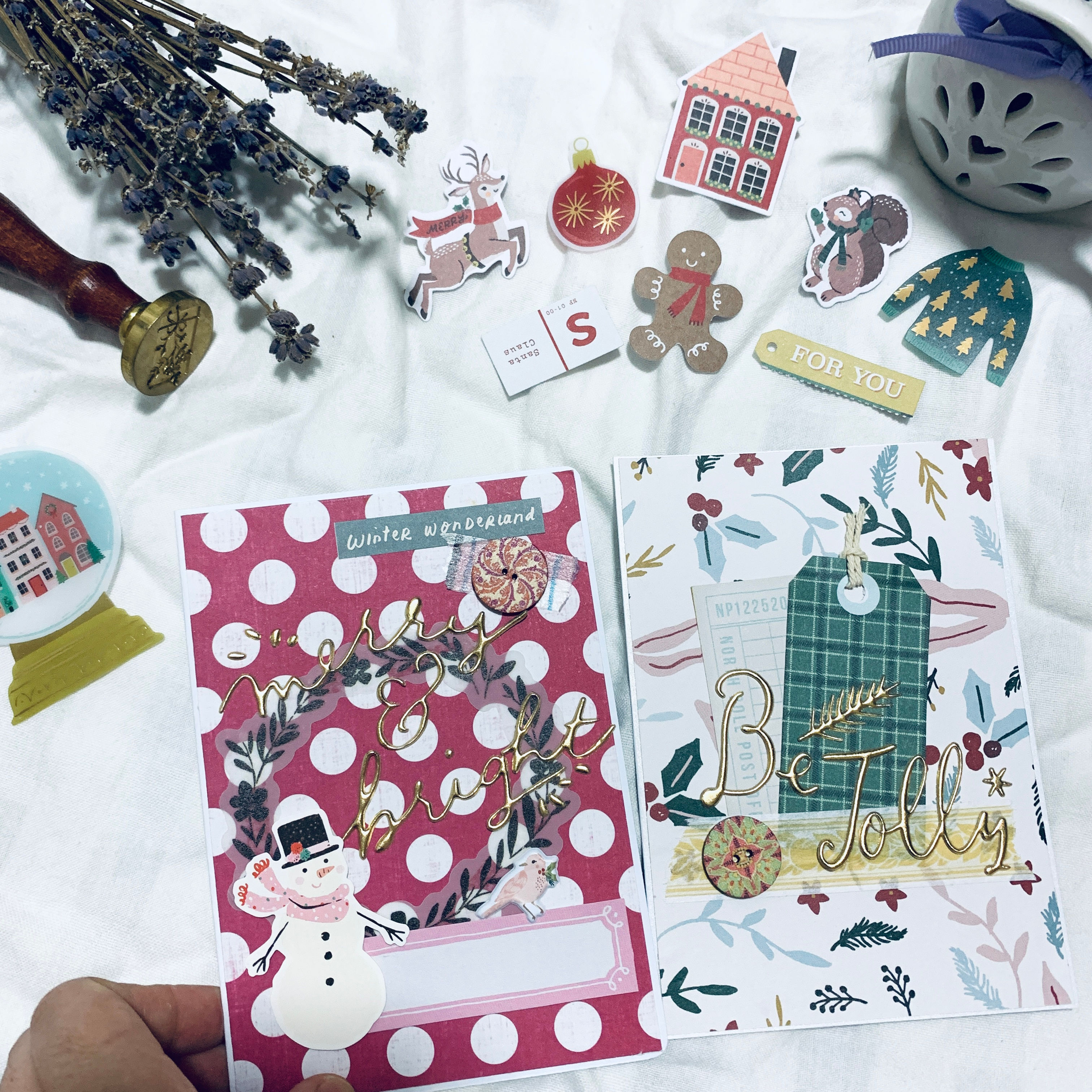 Christmas Card Twin Set C