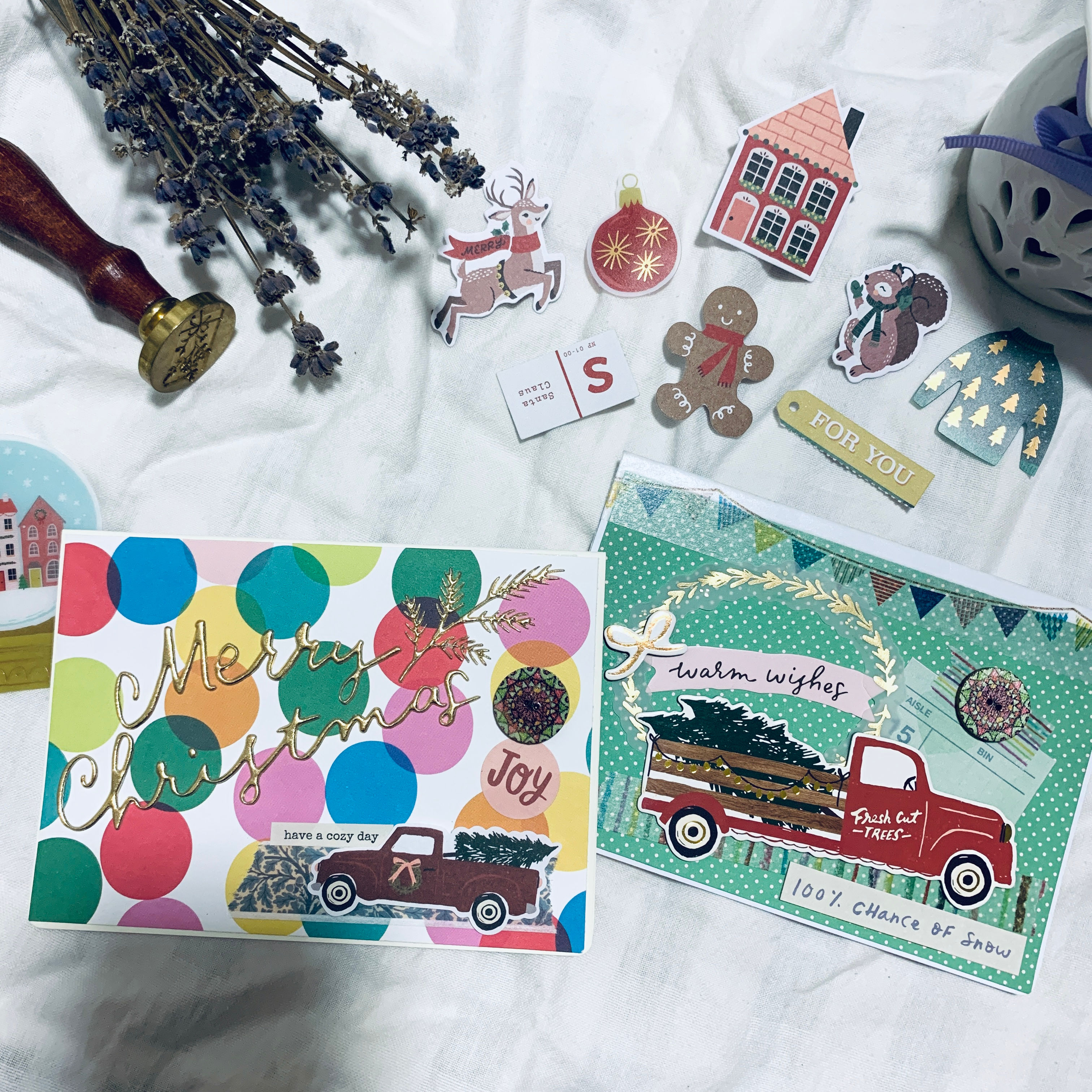 Christmas Card Twin Set B