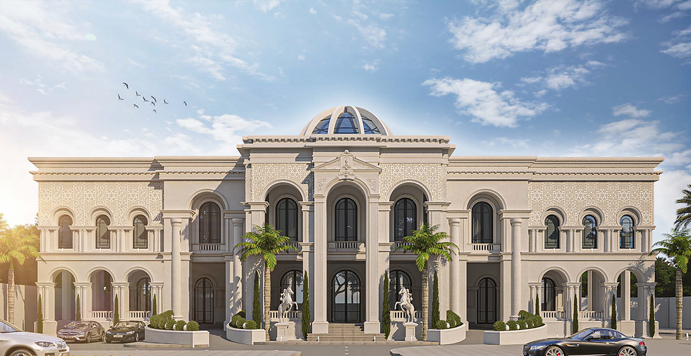 Classic villa under construction | 3d design | IMPERIUM GROUP