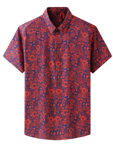 Thumbnail: Santorini Retro Print Shirt