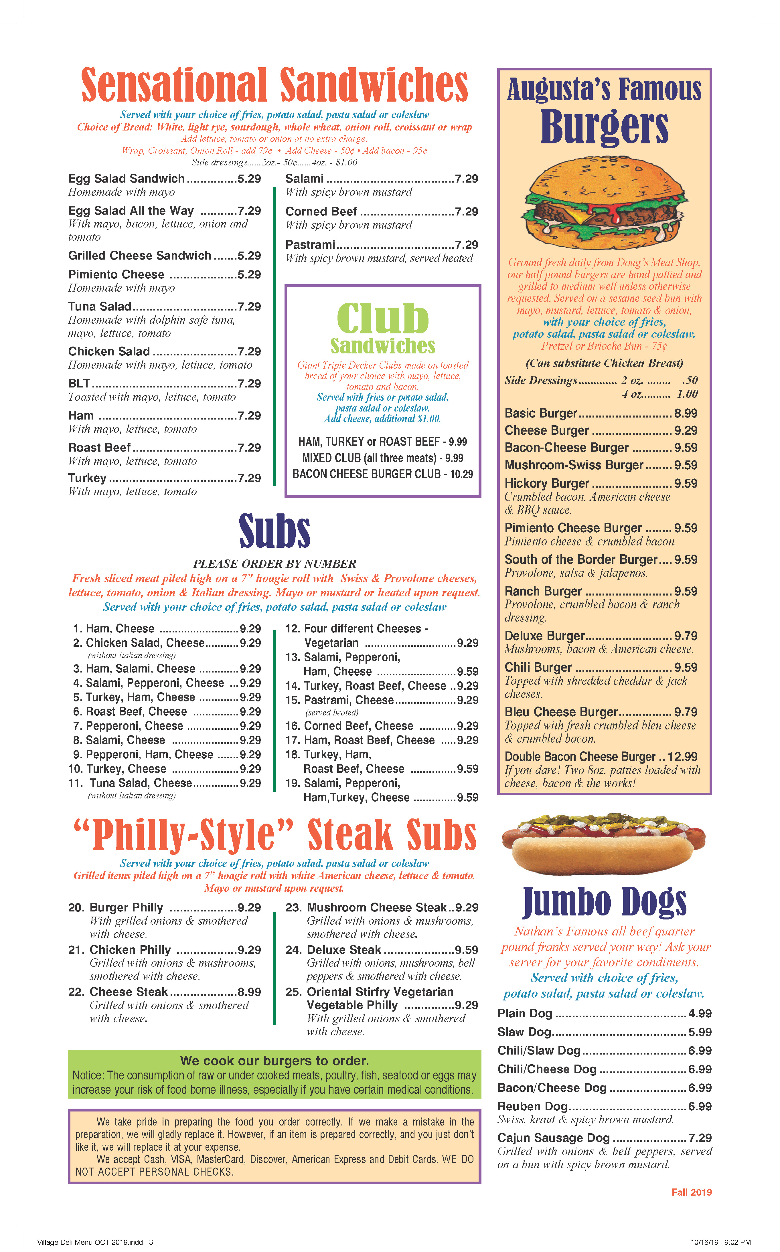 Village Grocery Deli And Seafood Baton Rouge Menu - ynz4c8c
