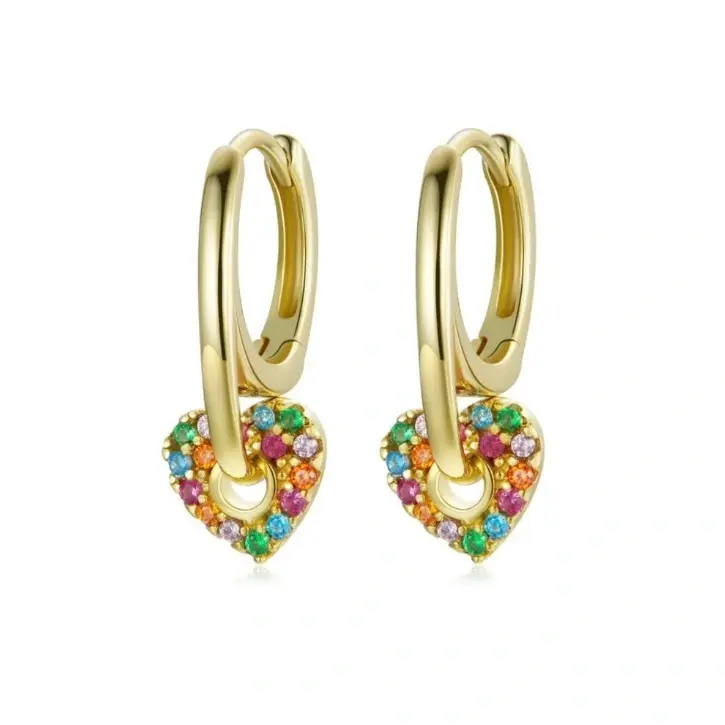 Aretes de corazón