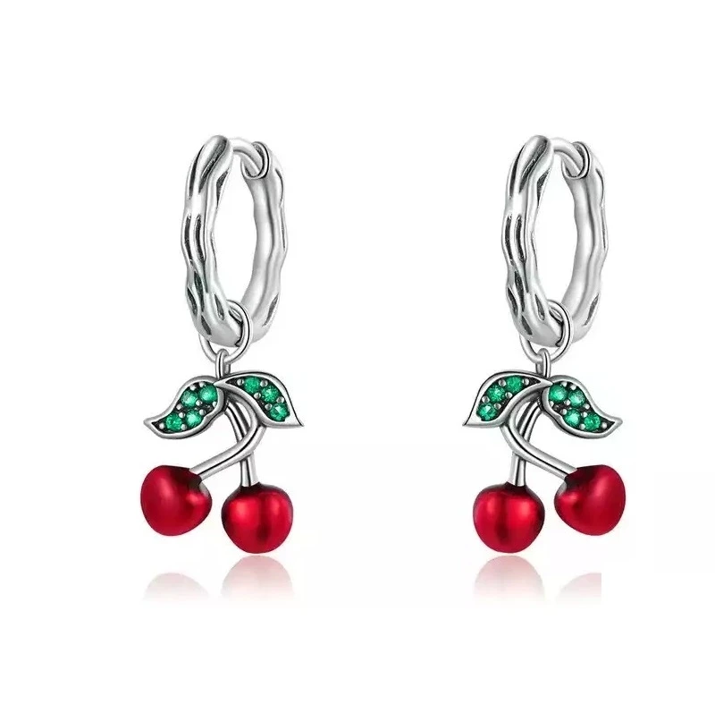 Aretes de cereza