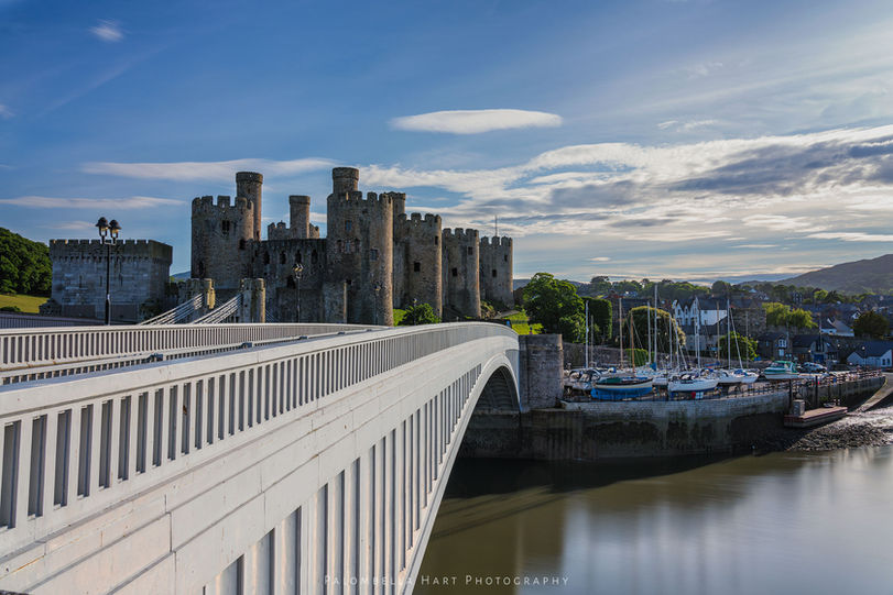 Bridge to Conwy Castle
