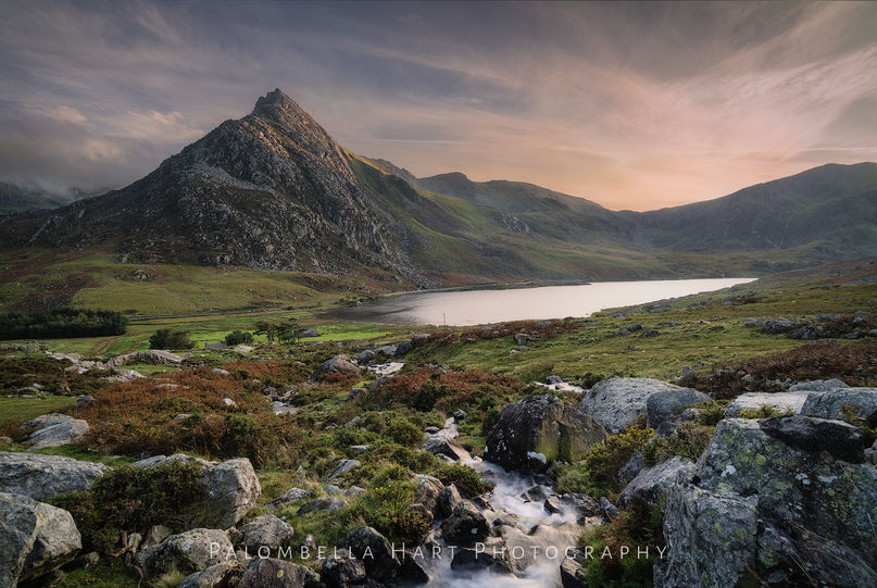 Tryfan Mountain captured during sunset