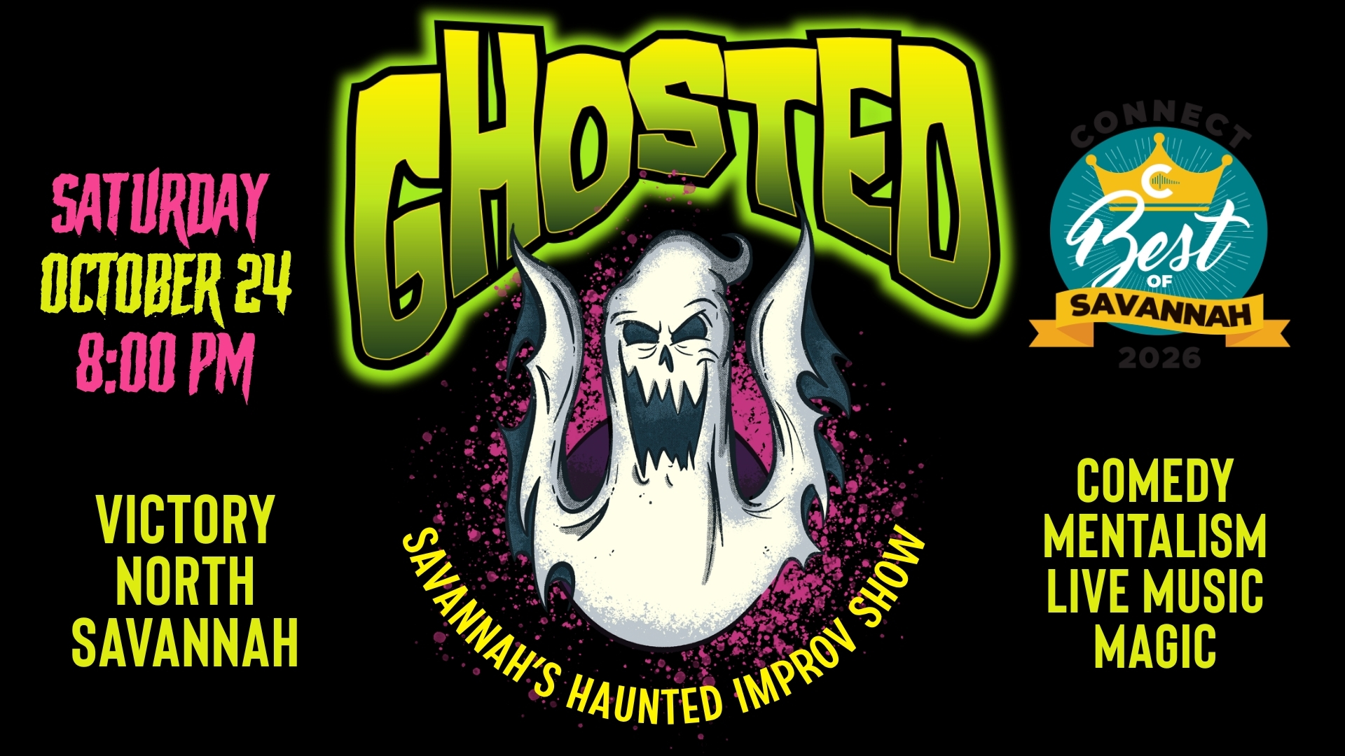 GHOSTED Savannah's Haunted Improv Show