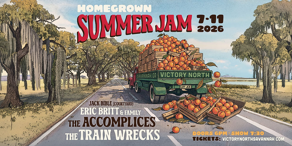 Homegrown Summer Jam 2026 Victory North Savannah event graphic