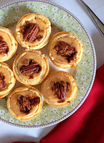Apple and Pecan Cheesecakes