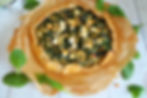 spinach and feta galette