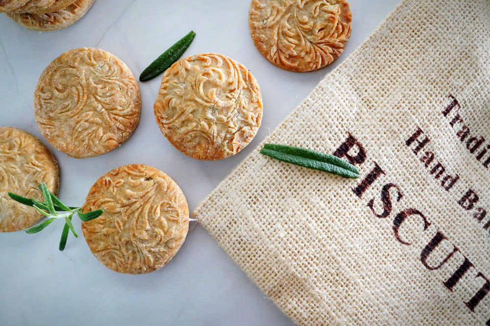 Sea Salt And Rosemary Biscuits
