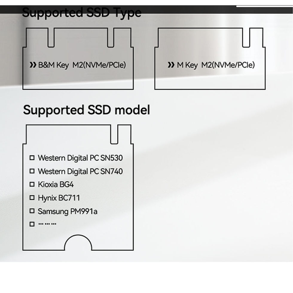 DOCKCASE Pocket M.2 NVMe Smart SSD