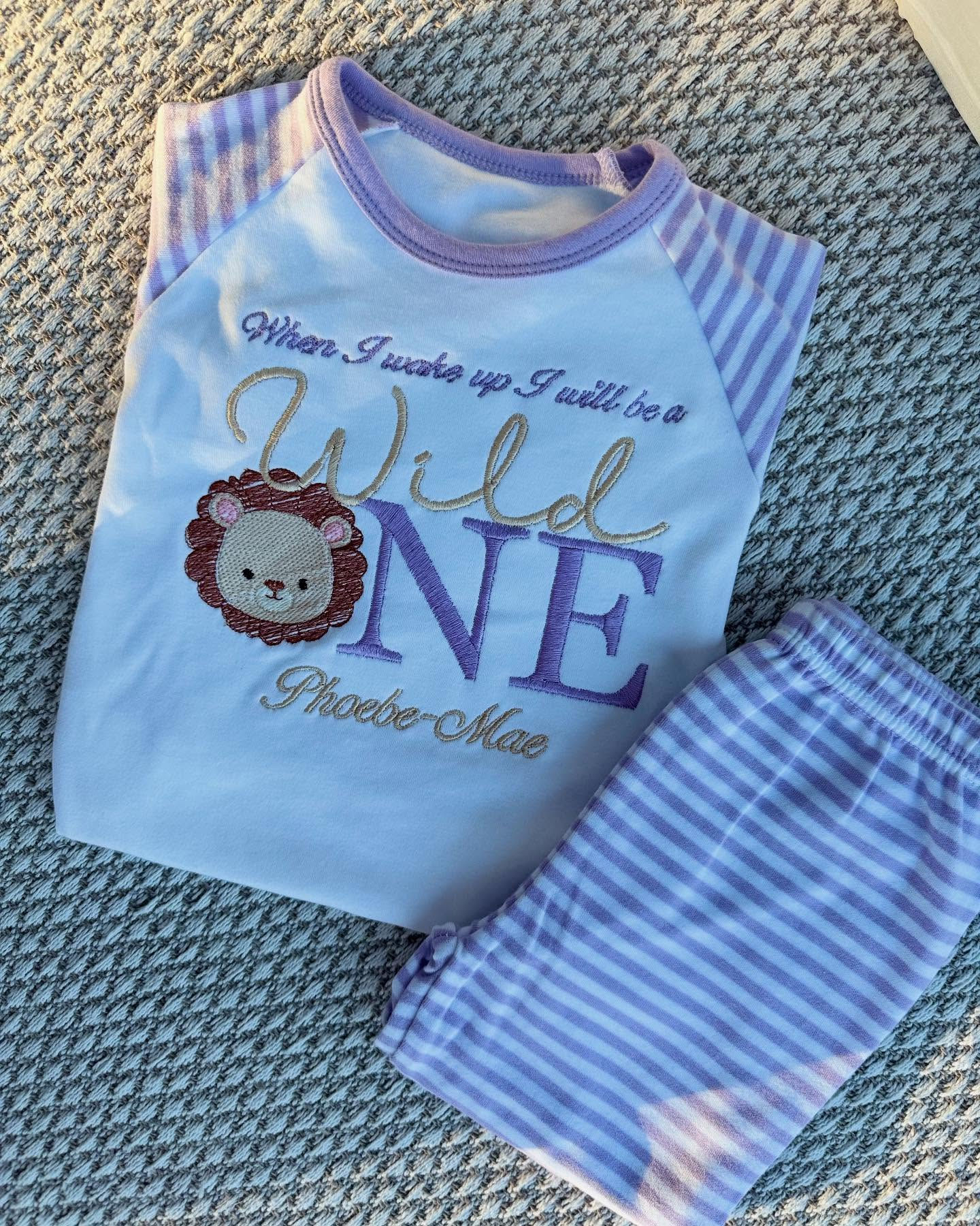 Wild one lions head pyjamas