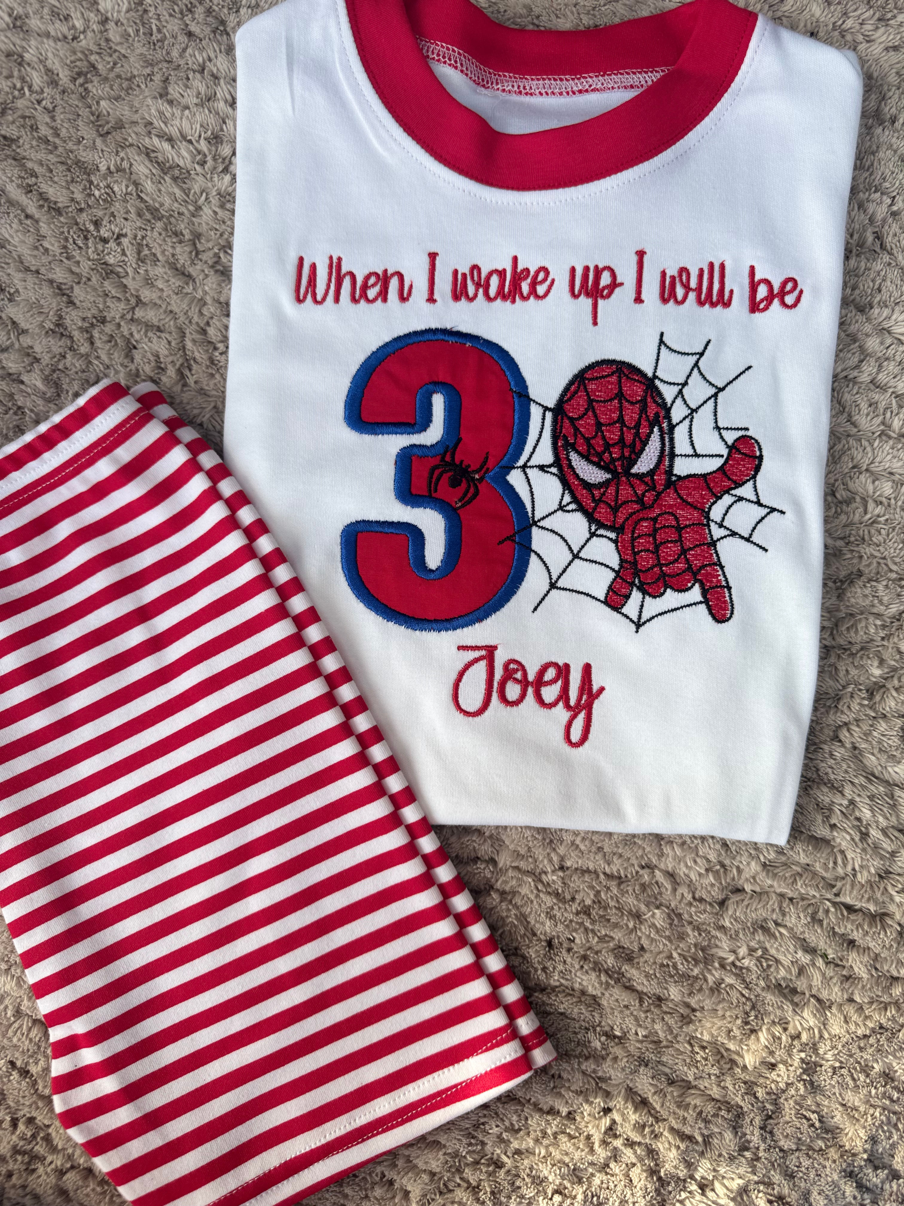 Spiderman pyjamas
