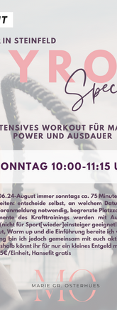 Hyrox-Workouts in Steinfeld 