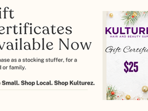 The Perfect Stocking Stuffer: Kulturez Gift Certificates for Healthy Hair & Self-Care