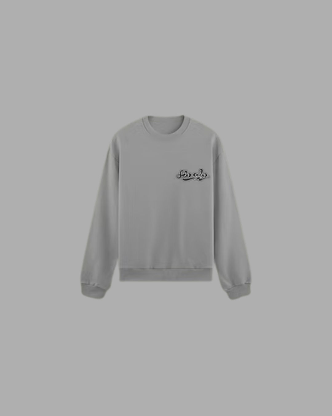 Blusa Moletom Cinza Fechada Lisa