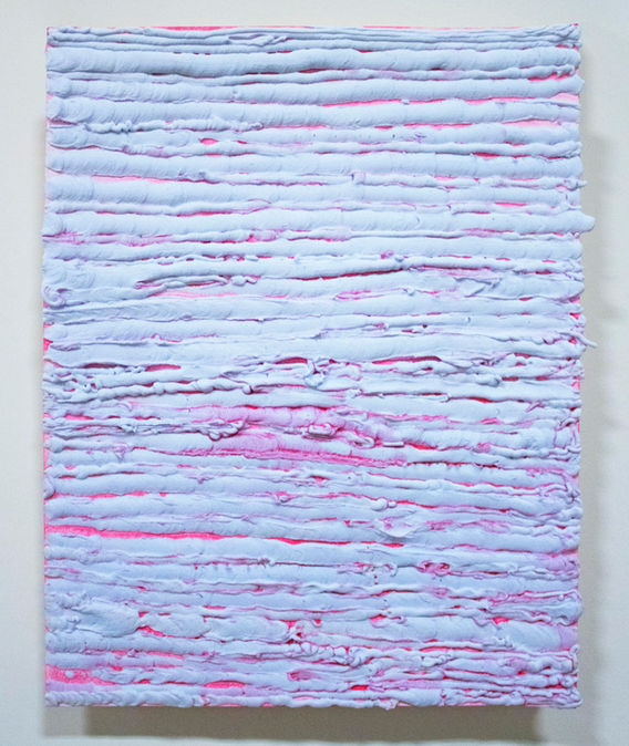 abstract painting by contemporary emerging artist Hasani Sahlehe