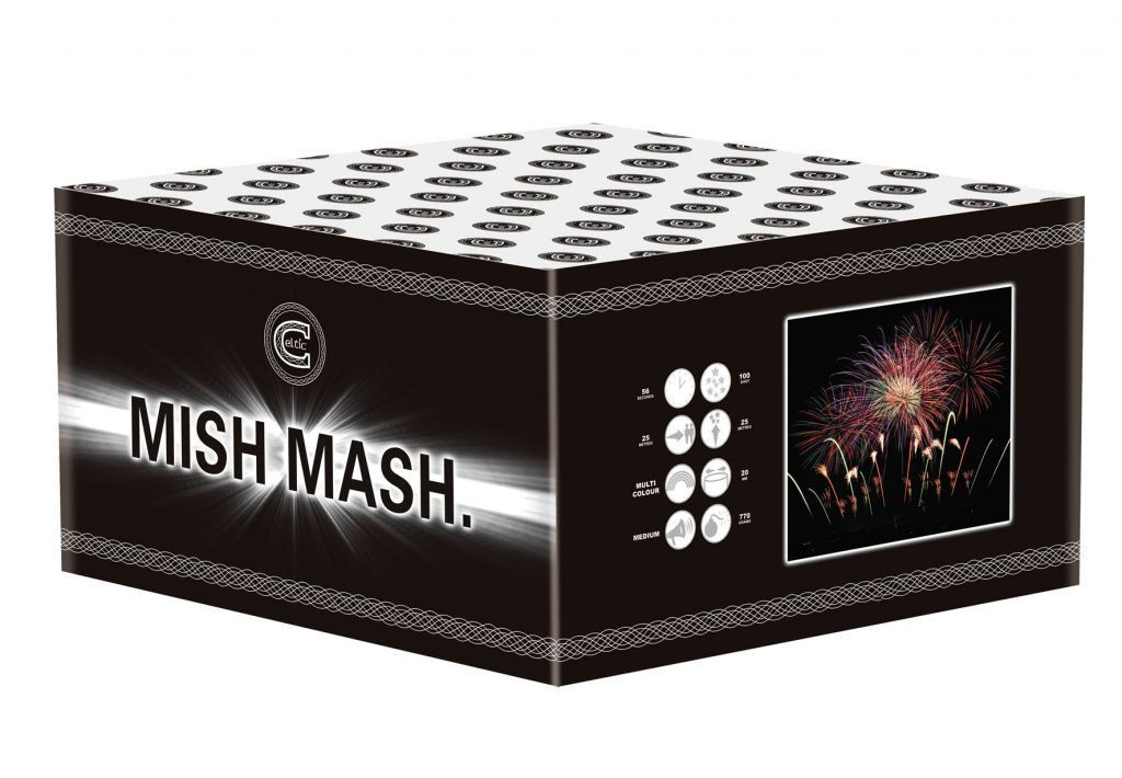 MISH MASH. 100 shot cake