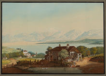 Bleuler Johann Heinrich - Vue du Mont Blanc bey Veseney dans le pays de Gex Nyon