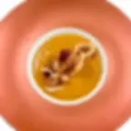 Crema de patatas meneás con virutas y torreznos
