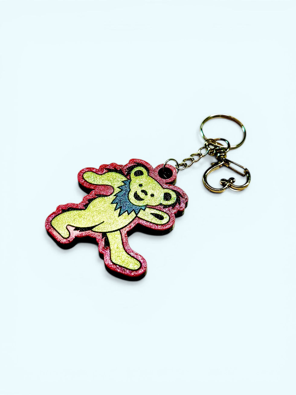 Thumbnail: Handmade Dancing Bear Keychain