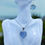 Thumbnail: Forget-me-not Heart Necklace
