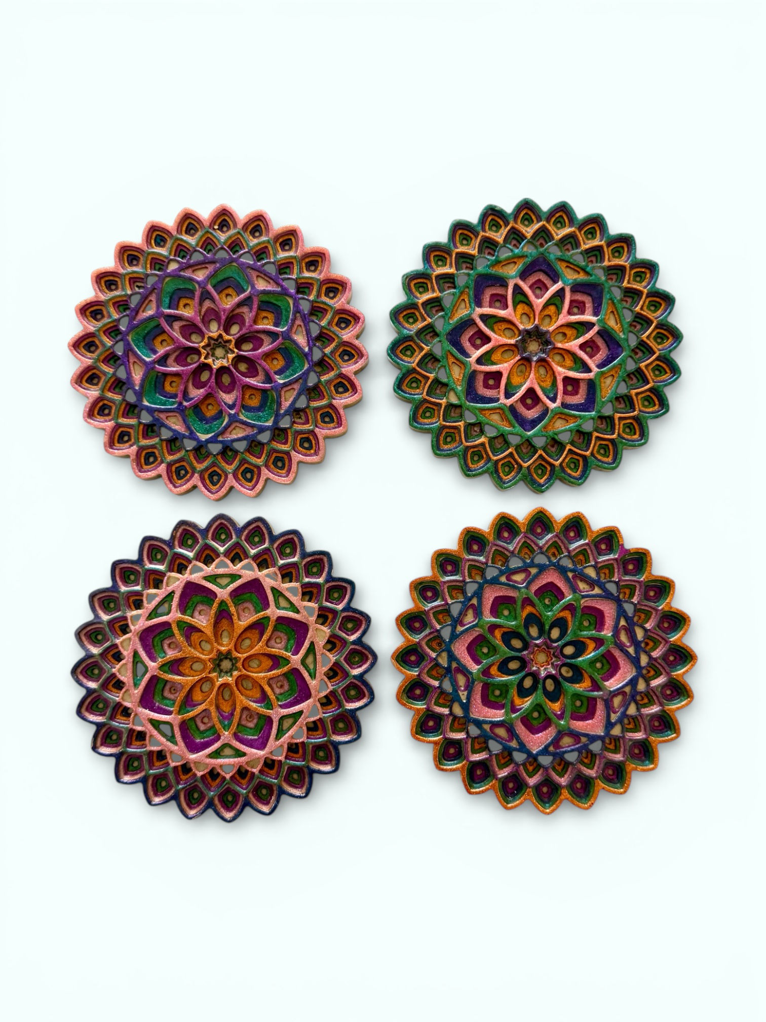 Mandala Coaster Set